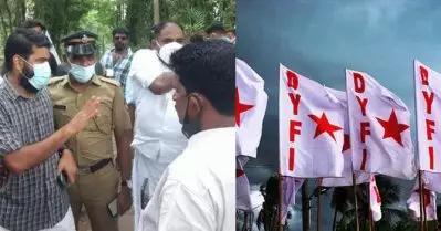 സുധാകരന്റെ വരവോടുകൂടി, ആര്‍.എസ്.എസിനെപ്പോലെ അസഹിഷ്ണുതയുടെ കേന്ദ്രമായി കോണ്‍ഗ്രസ് മാറി; സിനിമാ ചിത്രീകരണം തടഞ്ഞതിനെതിരെ ഡി.വൈ.എഫ്.ഐ