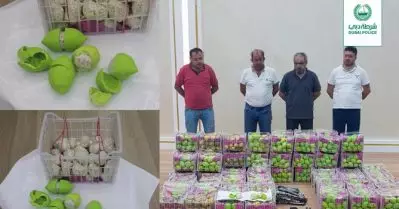 ചെറുനാരങ്ങയില്‍ ഒളിപ്പിച്ച് കടത്താന്‍ ശ്രമിച്ച 120 കോടി രൂപയുടെ മയക്കുമരുന്ന് പിടികൂടി ദുബായ് പൊലീസ്