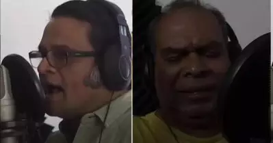 കണ്ണന്‍ താമരകുളത്തിന്റെ ഉടുമ്പിലെ കള്ള് പാട്ട് റീമിക്‌സ്; ഗായകരായി അലന്‍സിയറും ഹരീഷ് പേരടിയും