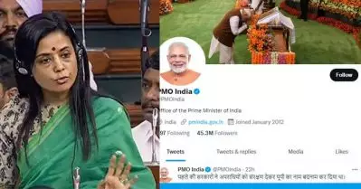 പ്രധാനമന്ത്രിയുടെ ട്വിറ്ററില്‍ ബി.ജെ.പിയുടെ തൊപ്പി ട്വീറ്റ് വായിക്കാന്‍ എല്ലാവരുടെയും തലച്ചോറ് കാവി മസാലയില്‍ വറുത്തിട്ടില്ലെന്ന് മഹുവ