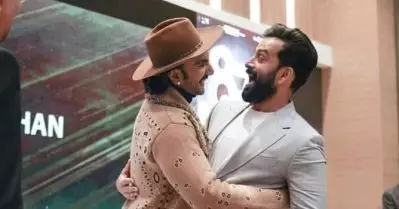പൃഥ്വിരാജിനൊപ്പം കൊച്ചിയിലെത്തി രണ്‍വീറും കപില്‍ ദേവും; ചിത്രങ്ങള്‍