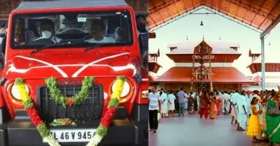ഗുരുവായൂരപ്പന്റെ ഥാര്‍ വീണ്ടും ലേലത്തിന്