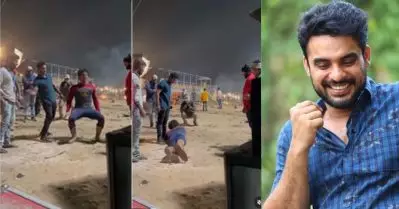 ‘നീ പക പോക്കുവാണ് അല്ലേടാ’; മിന്നല്‍ മുരളി ലൊക്കേഷനിലെ വീഡിയോ പുറത്തുവിട്ട ബേസിലിനോട് ടൊവിനോ