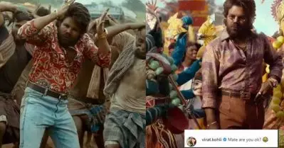 കള്ളക്കടത്തുകാരനായ പുഷ്പരാജായി ഡേവിഡ് വാര്‍ണര്‍; നിനക്ക് കുഴപ്പമൊന്നുമില്ലല്ലോ എന്ന് കോഹ്‌ലി