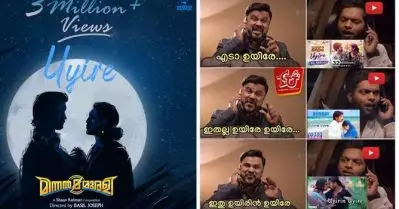 ഷിബുവിന്റെ ഉയിരെ സെര്‍ച്ച് ചെയ്യുമ്പോള്‍ കിട്ടുന്നത് ഗൗതമന്റെ രഥവും, കാക്ക കാക്കയും; ട്രോളിന് കമന്റുമായി മിന്നല്‍ മുരളി ഗാനരചയിതാവ്