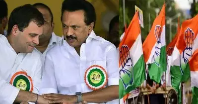 തമിഴ്‌നാട്ടില്‍ 592 സീറ്റുകള്‍ നേടി കോണ്‍ഗ്രസ് മൂന്നാമത്തെ വലിയ കക്ഷി; ബി.ജെ.പി 308ല്‍ ഒതുങ്ങി