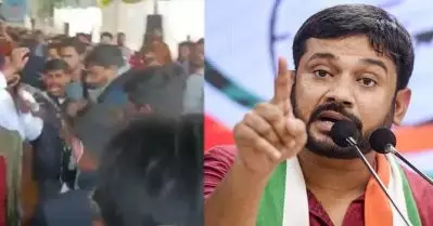 തെരഞ്ഞെടുപ്പ് പ്രചാരണത്തിനിടെ കനയ്യക്ക് നേരെ ആക്രമണം; ആസിഡ് ഒഴിച്ചെന്ന് കോണ്‍ഗ്രസ് പ്രവര്‍ത്തകര്‍