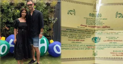 ഓസീസ് ബാറ്റിംഗ് സെന്‍സേഷന്‍ മാക്‌സ്‌വെല്‍ വിവാഹിതനാവുന്നു; ക്ഷണക്കത്ത് തമിഴില്‍