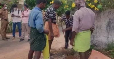 അതിക്രമിച്ച് കടന്ന് സര്‍വേകല്ല് പിഴുതു; കെ റെയില്‍ സര്‍വേകല്ല് പരാതികൊടുത്ത് പുനസ്ഥാപിച്ച് ഭൂവുടമ