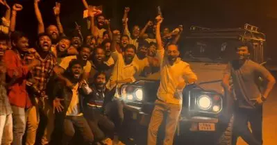 പാര്‍ട്ടി ഇല്ലേടാ പുഷ്പാ; വെടിവെച്ചാഘോഷിച്ച് ഫഹദ്; കമല്‍ഹാസന്‍ ചിത്രം വിക്രം പാക്ക് അപ്പായി