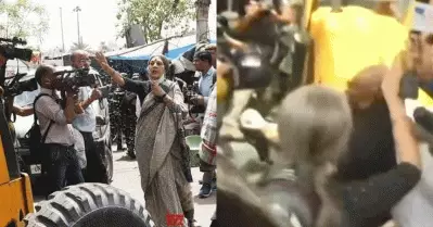 ഉത്തരവ് നടപ്പിലാക്കാന്‍ വേണ്ടിയാണ് ഞാന്‍ ഇവിടെ വന്നത്; കോടതി വിധിയുമായി ബുള്‍ഡോസറിന് മുന്നില്‍ ബൃന്ദ കാരാട്ട്; കെട്ടിടം പൊളിക്കല്‍ തടഞ്ഞു