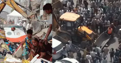 ജഹാംഗീര്‍പുരിയില്‍ കോടതി ഉത്തരവ് മറികടന്ന് മുസ്‌ലിങ്ങളുടെ വീടുകളും കടകളും ഇടിച്ചുനിരത്തുന്നു