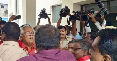 ഭൂസമരത്തില്‍ പങ്കെടുത്ത ബിനോയ് വിശ്വം എം.പി അറസ്റ്റില്‍