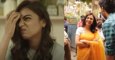 എക്‌സ്പ്രഷന്‍ ക്വീന്‍ ഈസ് ബാക്ക്; ക്യാമറക്ക് പിന്നിലെ ‘ലീല’യുടെ കുസൃതികള്‍; വീഡിയോ