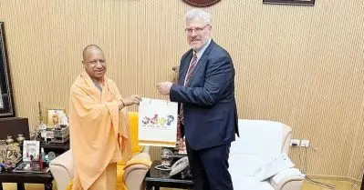 യോഗി ആദിത്യനാഥുമായി ചര്‍ച്ച നടത്തി ഇസ്രഈല്‍ അംബാസഡര്‍; അന്താരാഷ്ട്ര തലത്തില്‍ സഹകരിക്കുമെന്ന് പ്രസ്താവന