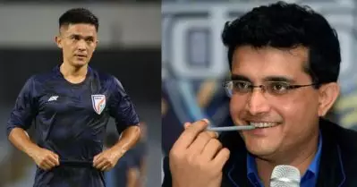 സുനില്‍ ഛേത്രി ആരാണെന്നറിയാതെ സൗരവ് ഗാംഗുലി; ട്വിറ്ററില്‍ ട്രോള്‍ മഴ