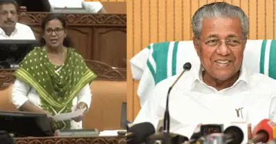 മടിയിലുള്ളത് കള്ളക്കനം; ദേശവിരുദ്ധ ഉള്ളടക്കമുള്ള ഒരാള്‍ മുഖ്യമന്ത്രി കസേരയില്‍ ഇരിക്കുന്നത് സംസ്ഥാനത്തിന് അപമാനം: കെ.കെ. രമ