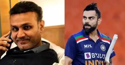 ആദ്യ മൂന്നില്‍ എന്തായാലും താന്‍ ഇല്ല; ലോകകപ്പിലേക്കുള്ള തന്റെ ടോപ് ത്രീയില്‍ നിന്നും വിരാടിനെ ഒഴിവാക്കി സെവാഗ്