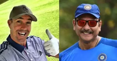 ഇവിടെ ജയിക്കുമോ തോല്‍ക്കുമോ എന്ന പേടി, എന്നാല്‍ അവിടെ മുന്‍ കോച്ചും സംഘവും വന്‍ ചില്ലിങ്; വൈറലായി രവി ശാസ്ത്രിയും കെവിന്‍ പീറ്റേഴ്‌സണും