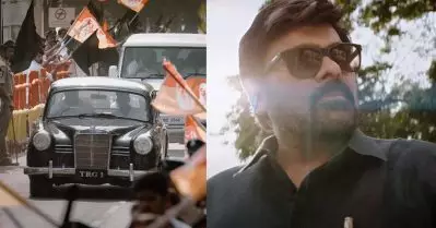 ഇത് ഖദര്‍ ധരിച്ച സ്റ്റീഫന്‍ നെടുമ്പള്ളിയല്ല; സൂപ്പര്‍ മാസായി ചിരഞ്ജീവി; ഗോഡ്ഫാദര്‍ ഫസ്റ്റ് ലുക്ക്
