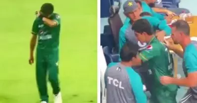 തോല്‍വിക്ക് പിന്നാലെ പൊട്ടിക്കരഞ്ഞ് പാകിസ്ഥാന്റെ ‘ഫീനിക്‌സ് പക്ഷി’; വൈറലായി വീഡിയോ