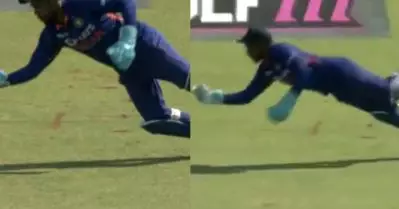 ബാറ്റിങ് ലഭിച്ചില്ലെങ്കിലും എന്റെ എന്തെങ്കിലും അടയാളം മത്സരത്തില്‍ ബാക്കിയാക്കണ്ടേ? സൂപ്പര്‍ ക്യാച്ചുമായി സൂപ്പര്‍ സാംസണ്‍