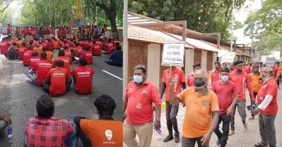 തൊഴിലാളി വിരുദ്ധ മാനേജ്‌മെന്റ് നടപടികള്‍ക്കെതിരായ സമരം; നാല് ദിവസത്തിനൊടുവില്‍ വിജയം നേടി സൊമാറ്റോ ഡെലിവറി ഏജന്റുമാര്‍