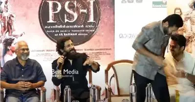 വിക്രത്തിനോട് അവതാരകയുടെ ഒരൊറ്റ ചോദ്യം; ചിരിയടക്കാനാവാതെ സീറ്റില്‍ നിന്നും എണീറ്റുപോയി ജയം രവി