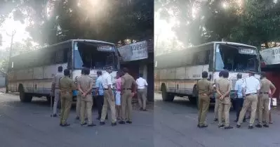 പോപ്പുലര്‍ ഫ്രണ്ട് ഹര്‍ത്താല്‍ തുടങ്ങി; കെ.എസ്.ആര്‍.ടി.സി ബസുകള്‍ക്ക് നേരെ കല്ലേറ്, സുരക്ഷ ശക്തം