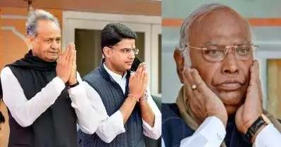 ഗെലോട്ട് – പൈലറ്റ് പോര് മുറുകുന്നു; ഖാര്‍ഗെയുടെ ആദ്യ കടമ്പ രാജസ്ഥാനിലെ തീയണക്കല്‍