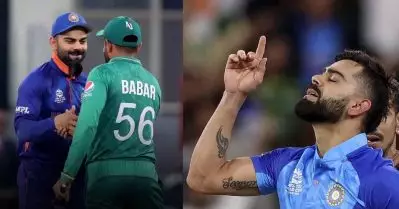 സ്വന്തം അച്ഛന്‍ മരിച്ചുകിടക്കുന്ന സമയത്തുപോലും കൈവിറക്കാതെ ബാറ്റ് ചെയ്തവനാണ് വിരാട്, അയാളെ ജയിക്കാന്‍ നീ കൊണ്ട വെയിലും ഒഴുക്കിയ വിയര്‍പ്പും മതിയാവില്ലെന്ന് ബാബര്‍ റൗഫിനോട് പറയുന്നുണ്ടാവണം