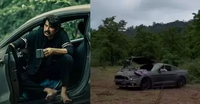 ലൊക്കേഷനിലുള്ളവര്‍ പോലും അന്തംവിട്ടു; കാര്‍ കറക്കി നിര്‍ത്തി മമ്മൂട്ടി; റോഷാക്ക് സെറ്റിലെ വീഡിയോ