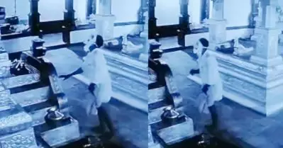 ഭഗവാനെ തൊട്ടുവണങ്ങി മോഷണം നടത്തിയ ‘ഭക്തനായ കള്ളന്‍’ പിടിയില്‍; മോഷ്ടിച്ചത് 10 പവന്‍ ആഭരണങ്ങള്‍