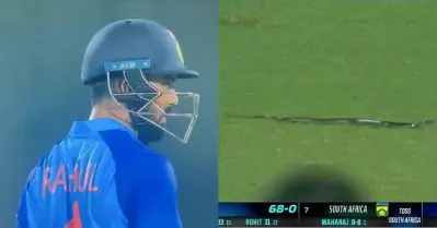 രോഹിത് ഭായ് വിളി വാവ സുരേഷിനെ; കളി തടസ്സപ്പെടുത്തി ഗ്രൗണ്ടില്‍ അപ്രതീക്ഷിത അതിഥി