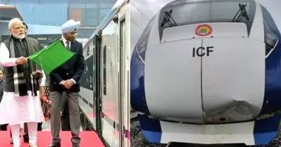 പോത്തിനെ ഇടിച്ചതിന് പിന്നാലെ പശുവിനേയും; ഗുജറാത്തില്‍ വന്ദേ ഭാരത് എക്സ്പ്രസിന്റെ കഷ്ടകാലം തുടരുന്നു