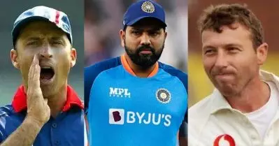 രോഹിത്തിന് പേടിയാണെന്ന് ഒരാള്‍; പേടിയോ…ദേ ഈ റണ്‍ റെക്കോഡുകള്‍ കണ്ടോയെന്ന് മറ്റേയാള്‍; ഇന്ത്യന്‍ ക്യാപ്റ്റന് വേണ്ടി പോരിനിറങ്ങി ഇംഗ്ലണ്ട് നായകര്‍