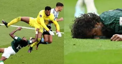 അട്ടിമറി ജയം ആഘോഷമാക്കുന്നതിനിടെ കണ്ണീരണിഞ്ഞ് സൗദി അറേബ്യ
