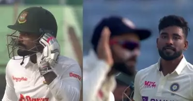 ആക്ഷന്‍ കാണിച്ച് സ്റ്റാറാവാന്‍ നോക്കി ബംഗ്ലാദേശ് ബാറ്റ്‌സ്മാന്‍; തൊട്ടടുത്ത പന്തില്‍ ദേ കിടക്കുന്നു വിക്കറ്റ്; ഒപ്പം കോഹ്‌ലിയുടെ ‘മ്യാരക’ റിയാക്ഷനും; വീഡിയോ