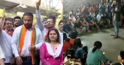 ക്യാമ്പസിന് പുറത്ത് ബി.ജെ.പി, യുവമോര്‍ച്ച പ്രതിഷേധം; വകവെക്കാതെ ബി.ബി.സി ഡോക്യുമെന്ററി പ്രദര്‍ശിപ്പിച്ച് ടിസ് വിദ്യാര്‍ത്ഥികള്‍