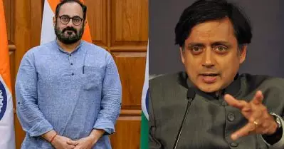 ‘തരൂര്‍ മുഷറഫിനെ പോലുള്ളവരുടെ ആരാധകന്‍’: കേന്ദ്ര മന്ത്രി രാജീവ് ചന്ദ്രശേഖര്‍
