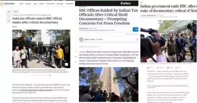 ‘ഇന്ത്യയിലെ പത്രസ്വാതന്ത്ര്യത്തെക്കുറിച്ച് ആശങ്കകളുണ്ടാക്കുന്നു’; ലോക മാധ്യമങ്ങളില്‍ ചര്‍ച്ചയായി ബി.ബി.സിയിലെ ആദായ നികുതി റെയ്ഡ്