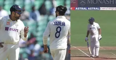 അവന് ഭ്രാന്താടാ; ജഡേജക്ക് മുന്നറിയിപ്പ് നല്‍കി രോഹിത്; സ്റ്റമ്പ് മൈക്ക് പിടിച്ചെടുത്ത ഡയലോഗുമായി വൈറല്‍ വീഡിയോ