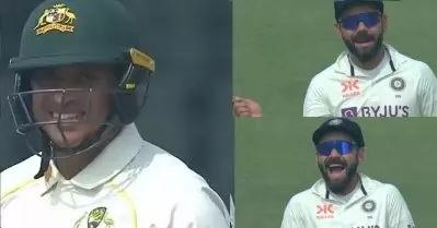 ഹിന്ദി അറിയില്ലെന്ന് കരുതിയോ വിരാട് ഭായ്! വിരാടിന്റെയും അശ്വിന്റെയും പ്ലാന്‍ ചോര്‍ത്തി ഖവാജ; കാര്യം പിടികിട്ടിയപ്പോളുള്ള എപിക് റിയാക്ഷന്‍ നോക്കണേ; വീഡിയോ
