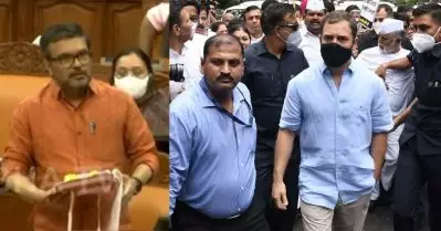 കണ്ടാലും കൊണ്ടാലും അറിയാത്തവര്‍, രാഹുലിനെ വേട്ടയാടിയ ഇ.ഡിയെ പല്ലക്കില്‍ ചുമന്ന് സഭയില്‍ ആനയിക്കാന്‍ കോണ്‍ഗ്രസിന് ലജ്ജയില്ലേ? എം.ബി. രാജേഷ്