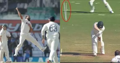 ഏറ് എന്നൊക്കെ പറഞ്ഞാല്‍ എമ്മാതിരി ഏറ്, ബൗണ്ടറി ലൈനില്‍ പോയിട്ടാ സ്റ്റംപ് പെറുക്കി കൊണ്ടുവന്നത്; തീ തുപ്പി ഷമി; വീഡിയോ
