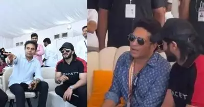 സച്ചിനൊപ്പം വേദി പങ്കിട്ട് ദുല്‍ഖര്‍ സല്‍മാന്‍, ചിത്രം ഏറ്റെടുത്ത് സോഷ്യല്‍ മീഡിയ