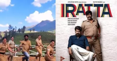 നൃത്ത ചുവടുകളുമായി കള്ളനും പൊലീസുകാരും, ഇരട്ടയിലെ താരങ്ങളുടെ നൃത്തം വൈറല്‍