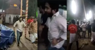 ഗാനമേളക്ക് ശേഷം ഇറങ്ങിയോടി വിനീത് ശ്രീനിവാസന്‍; വീഡിയോ