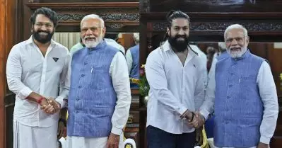 യഷിനും റിഷഭ് ഷെട്ടിക്കും രാജ്ഭവനില്‍ വിരുന്നൊരുക്കി മോദി