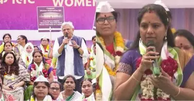 ‘വനിത സംവരണ ബില്ലില്‍ തലസ്ഥാനത്ത് പ്രതിപക്ഷ ഐക്യം’; ധര്‍ണയാരംഭിച്ച് ബി.ആര്‍.എസ്, ഉദ്ഘാടനം ചെയ്ത് സീതാറാം യെച്ചൂരി
